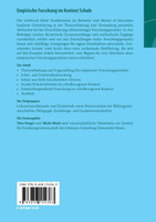 Empirische Forschung im Kontext Schule