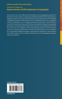 Boolean Functions and Their Applications in Cryptography