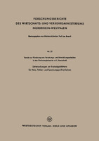 Untersuchungen an Kreissägeblättern für Holz, Fehler- und Spannungsprüfverfahren