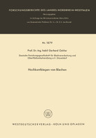 Hochkantbiegen von Blechen