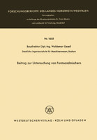 Beitrag zur Untersuchung von Formsandmischern