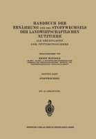 Stoffwechsel Der Landwirtschaftlichen Nutztiere