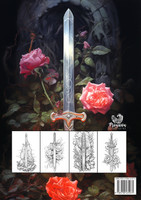 Swords Coloring Book for Adults