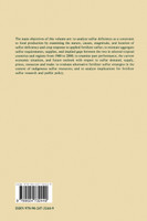 Fertilizer sulfur and food production