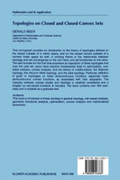 Topologies on Closed and Closed Convex Sets