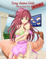 Sexy Anime Girls Uncensored Coloring Book for Grown-Ups 1 & 2
