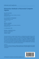 Elimination Methods in Polynomial Computer Algebra