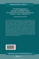 IUTAM Symposium on Dynamics of Slender Vortices