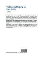 Protein Trafficking in Plant Cells