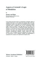 Aspects of Aristotle's Logic of Modalities