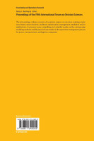 Proceedings of the Fifth International Forum on Decision Sciences