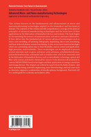 Advanced Micro- and Nano-manufacturing Technologies