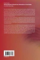 Sharing Behavior of Brand Crisis Information on Social Media