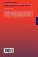 Proceedings of the International Conference on Computing and Communication Systems