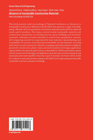 Advances in Sustainable Construction Materials