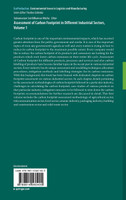 Assessment of Carbon Footprint in Different Industrial Sectors, Volume 1