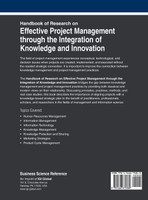 Handbook of Research on Effective Project Management through the Integration of Knowledge and Innovation
