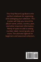 Vinyl Record Collection Log Book