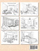 Interior Design Coloring Book