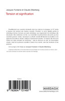 Tension et signification