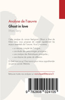 Ghost in love de Marc Levy (Analyse de l'œuvre)