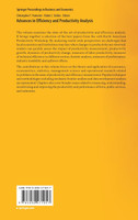 Advances in Efficiency and Productivity Analysis
