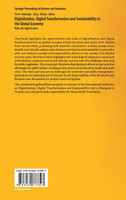 Digitalization, Digital Transformation and Sustainability in the Global Economy