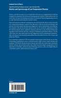Kinetics and Spectroscopy of Low Temperature Plasmas