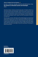 New Advances in Information Systems and Technologies