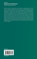Mathematica for Bioinformatics