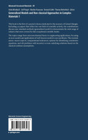 Generalized Models and Non-classical Approaches in Complex Materials 1