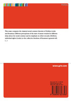 Classical Social Contract Theory