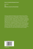 Optimisation, Econometric and Financial Analysis