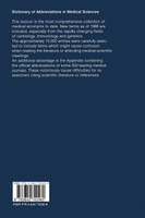 Dictionary of Abbreviations in Medical Sciences