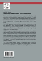 Specification and Analysis of Concurrent Systems