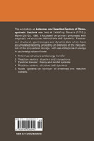 Antennas and Reaction Centers of Photosynthetic Bacteria