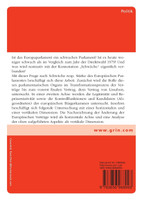 Untersuchungen zur Legitimität und Stärke des Europäischen Parlaments