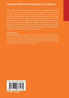 Information Refinement Technologies for Crisis Informatics