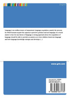 Language Acquisition. Nativism vs. Contructivism