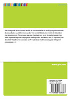 Kommentierte Übersetzung des französischen Textes "Famille