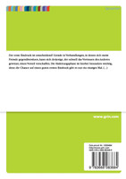 Das Ethos in der Einleitungsphase einer Verhandlung. Vertrauen als Schlüssel eines effizienten und zielgerichteten Verhandlungsbeginns