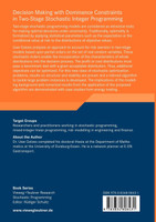 Decision Making with Dominance Constraints in Two-Stage Stochastic Integer Programming