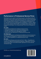 Performance in Professional Service Firms