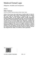 Medieval Formal Logic