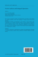 Vector Lattices and Intergal Operators