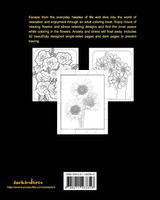 Relaxing Flowers Adult Coloring Book