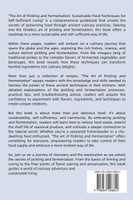 The art of Pickling and Fermentation