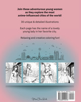 Anime Art In The City Anime Coloring Book
