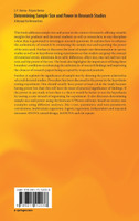 Determining Sample Size and Power in Research Studies