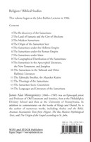 The Samaritans, the Earliest Jewish Sect